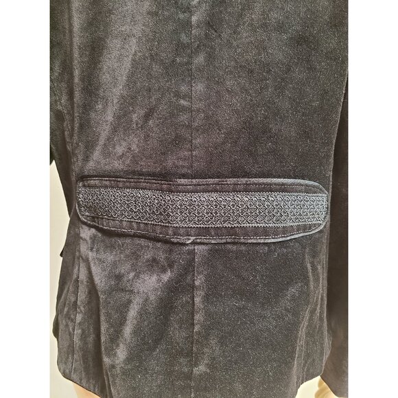 Velvet Military Jacket - Picture 6 of 9